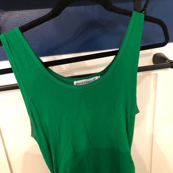 Green body con maternity maxi dress - Picture 4 of 4